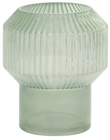 Sklenená váza LEILA grey green (S)