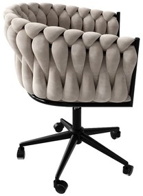 Otočné kancelářské křeslo Delphi šedé/černé