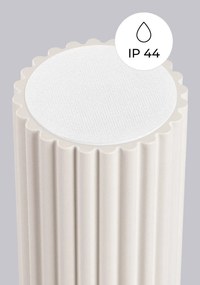 Krémové stropné svietidlo so skleneným tienidlom ø 12 cm Orbital – Sollux