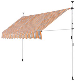 InternetovaZahrada Markíza 400 cm - oranžová/modrá