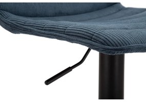 Barová stolička s nastaviteľnou výškou v petrolejovo-čiernej farbe (výška sedadla 61 cm) Malia – Mauro Ferretti