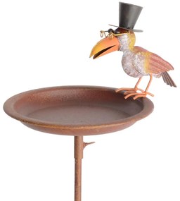 Zapichovacie napájadlo pre vtáky Kinsley, 127x22 cm, kov, viacfarebná