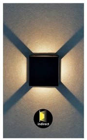 Rabalux 7317 - LED Vonkajšie nástenné svietidlo LIPPA LED/6W/230V IP54 čierna