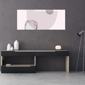 Obraz - Fialový minimalizmus N⁰2 (120x50 cm)
