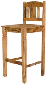 Barová stolička Guru z mangového dreva Mango natural