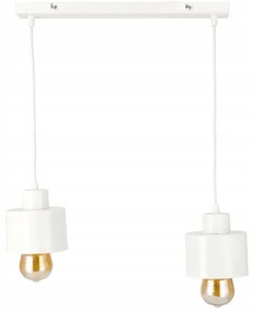 BERGE LED stropné svietidlo - 2xE27 - KUBEK WHITE
