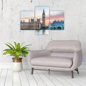 Obraz - Londýn v pastelových farbách (90x60 cm)
