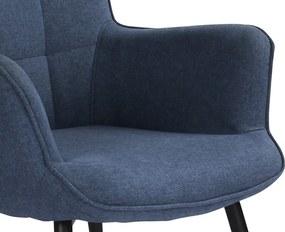 Kreslo Victoria, modrá látka