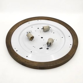 Brilagi - LED stropné svietidlo BELLADONNA 3xE27/15W/230V pr. 50 cm biele/dub