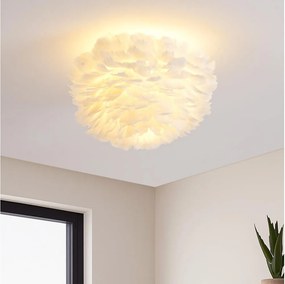 Brilagi - Stropné svietidlo FEATHER 3xE27/40W/230V pr. 40 cm biele