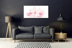 Skleneny obraz Kvety plátky rastlina príroda 140x70 cm