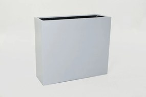 Kvetináč ELEMENTO, sklolaminát, šírka 88 cm, biely mat