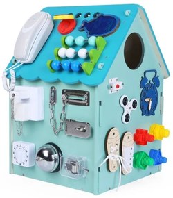 2Kids Toys - Activity board domček modrá