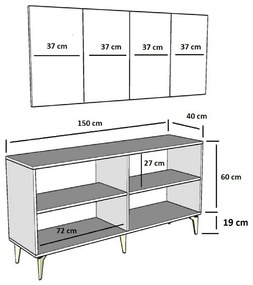 Skrinka Midas Anthracite and Silver