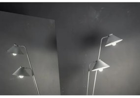 Argon 7074 - Stojacia lampa GABIAN 2xE27/15W/230V biela