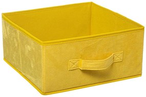 Úložný textilný box Volk 31x15 cm žltý