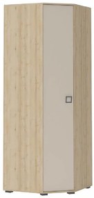 Skriňa 3D3S Kiki PUG-BK/KI-01 beech/sand