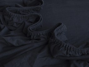 XPOSE® Jersey plachta Exclusive - čierna 180x200 cm