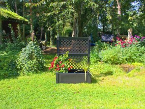 KHW Kvetináč s mriežkou, 110 l (antracitová)  (100290573)