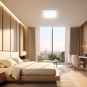 Brilagi - LED vonkajšie svietidlo BENE LED/18W/230V 22x22 cm biela IP54