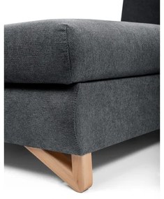 Rozkladacia rohová čalúnená sedacia súprava AVESTA do tvaru L, s úložným priestorom, ľavá, antracit