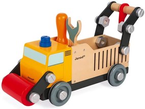 BricoKids - Drevené auto a stavebnica - Nákladné auto - 43 ks