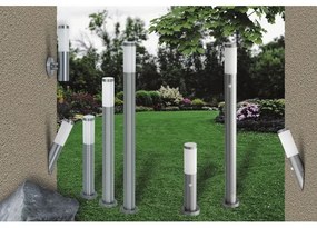 Rabalux 8267 - Vonkajšia lampa so senzorom INOX TORCH 1xE27/25W IP44