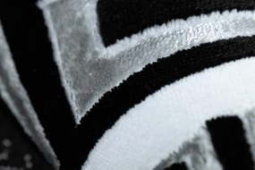 Koberec GLOSS 2813 87 styl, greek - čierny, sivý