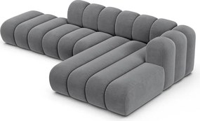 Svetlosivá rohová pohovka (pravý roh) Lupine – Micadoni Home