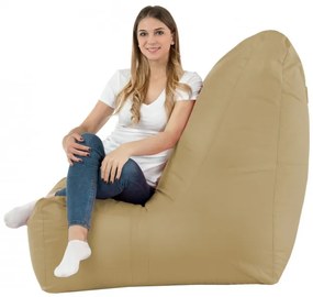 Moderné kreslo DISTINTO béžové (OUTDOOR)
