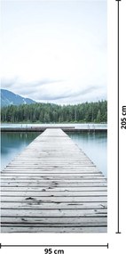 Fototapeta na dvere - Pri pohľade z móla (95x205cm)