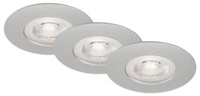 Briloner - SADA 3x LED Stmievateľné kúpeľňové svietidlo LED/4,9W/230V IP44