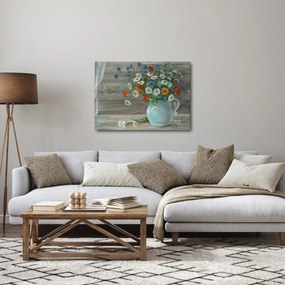 Obraz - Lúčne kvety, olejomaľba (70x50 cm)