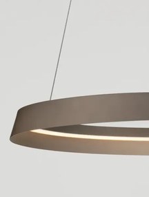 LED stmievateľný champaign hnedý moderný luster Ormi 60