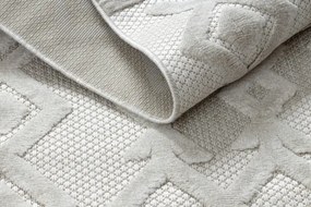 Koberec SANTO šnúrkový SIZAL 58389 romby, geometrický, zygzak beż