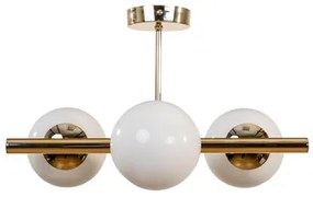 Stropná lampa zlatá LINEA III