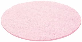 Ayyildiz Kusový koberec LIFE 1500, kulatý, Růžová Rozmer koberca: 200 cm KRUH