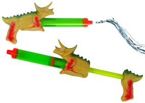 LEAN TOYS Vodná pištoľ Dinosaurus 40 cm – zelený