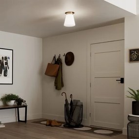 Kichler KL-ALBERS-F-T-CPZ-Stropné svietidlo ALBERS 1xE27/40W/230V, priemer 21,6 cm, bronz