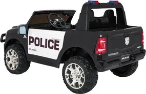 Elektrické autíčko RAM 3500 policajné čierne