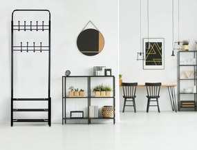 Wellhox Vešiak na oblečenie + skrinka, polica, polica na topánky