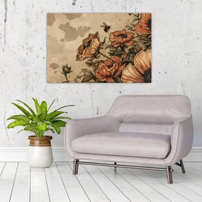 Obraz - Včelia lúka II. (90x60 cm)