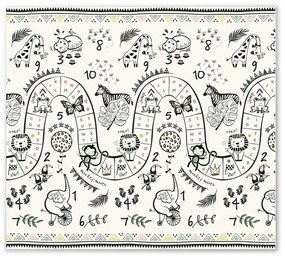Vzdelávacia skladacia penová podložka 200 x 180 x 1 cm Nukido NK-340