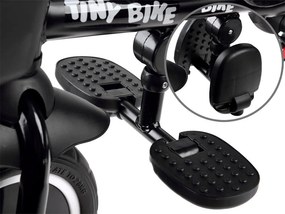 Detská trojkolka Tiny Bike 3 v 1 so strieškou, otočná SP0650 sivá