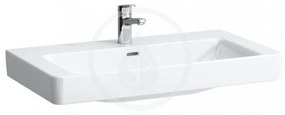 LAUFEN Pro S Umývadlo, 850 mm x 460 mm, 3 otvory na batériu, biela H8169650001081