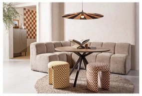 Žltá čalúnená stolička Charlie – WOOOD