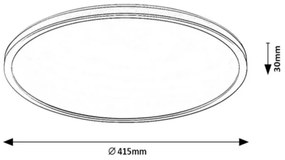 Rabalux 2290 - LED RGB Stmievateľné stropné svietidlo RASMUS LED/22W/230V + DO