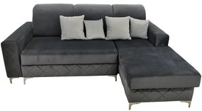 Rohová sedacia súprava Borys Mini pravá Paros 6 + podušky Paros 5