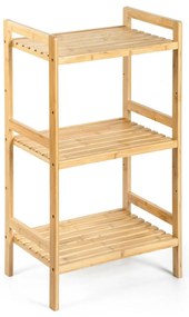 G21 Bambusový regál, 3 police, 3 poschodia