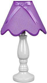 Candellux LOLA Stolná lampa 1X40W E14 Violet 41-14597